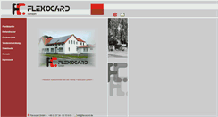 Desktop Screenshot of flexocard.de